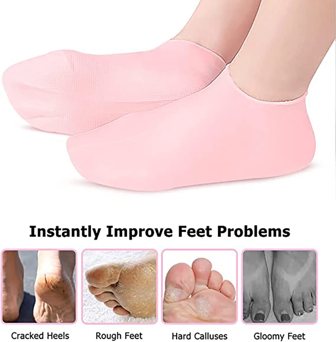 Silicon SPA Gel Moisturizing Socks Premium Quality