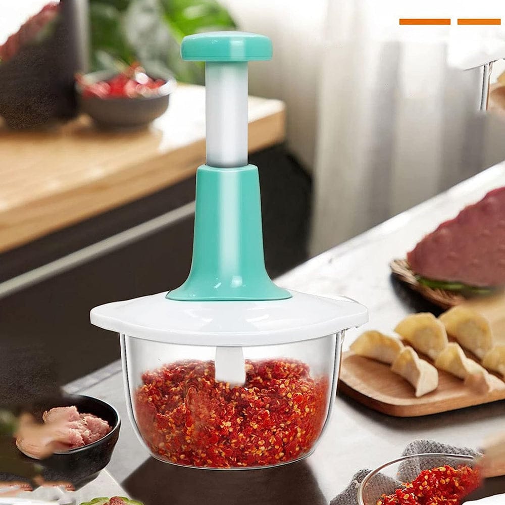 Manual Hand Press Vegetable Chopper