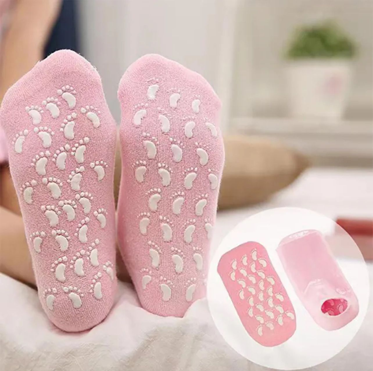 Silicon SPA Gel Moisturizing Socks Premium Quality