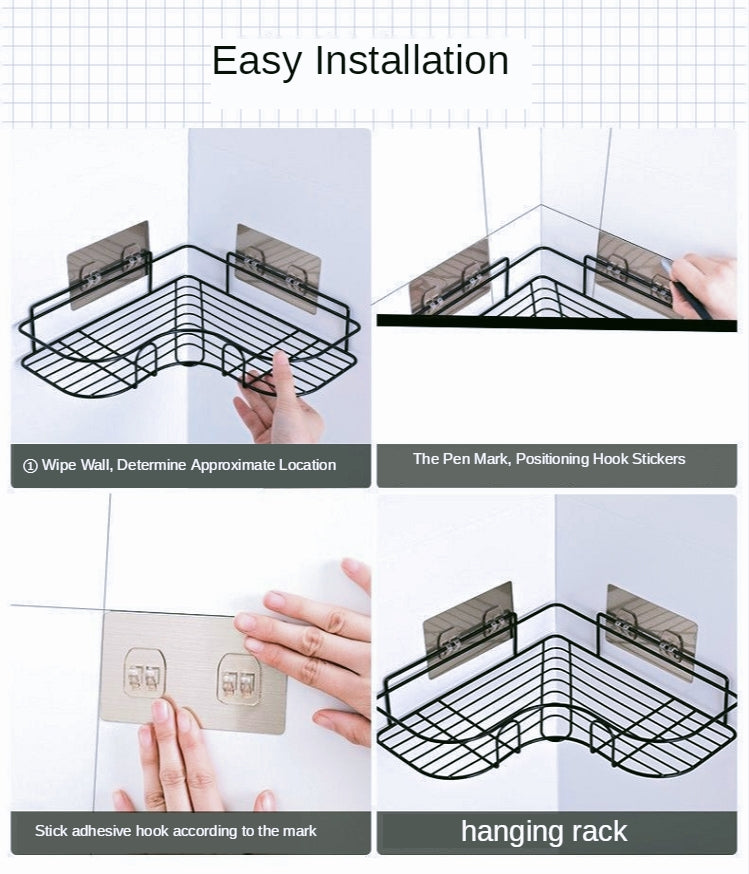 Metal Bathroom Corner Rack